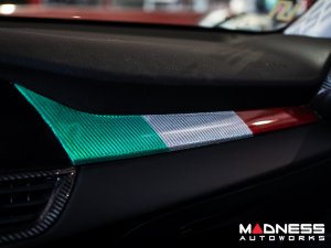 Alfa Romeo Giulia Dash Trim Kit - Carbon Fiber - Feroce Carbon - Italian Theme Alfa Romeo Giulia Dash Trim Kit - Carbon Fiber - Feroce Carbon - Italian Theme